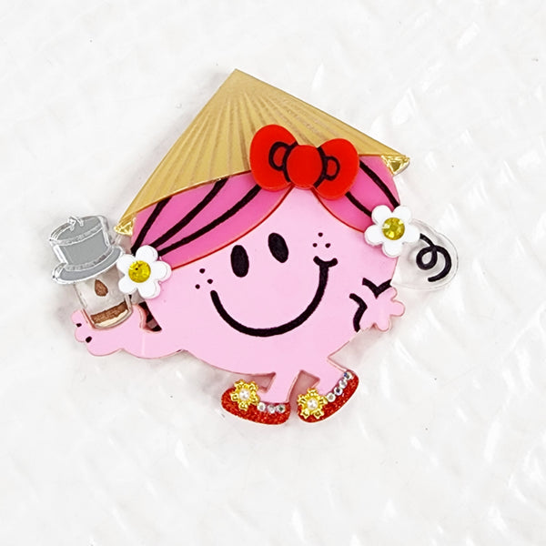 Lil Miss Goes to Vietnam Brooch