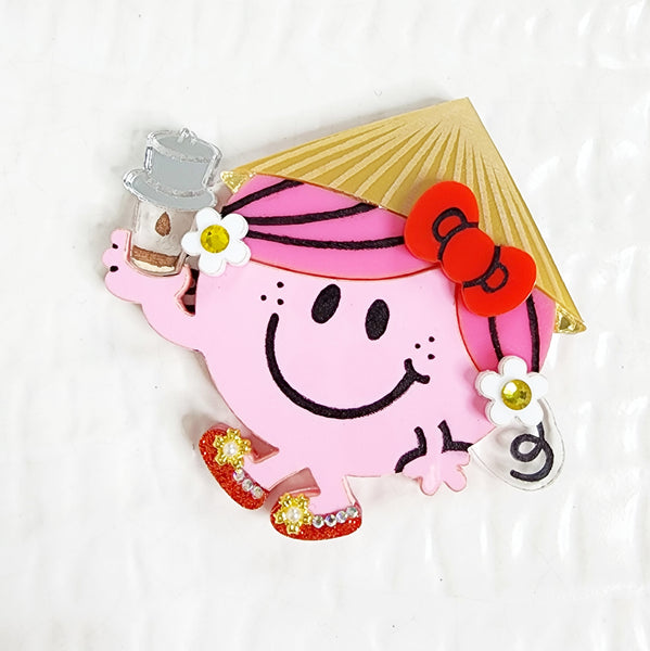 Lil Miss Goes to Vietnam Brooch