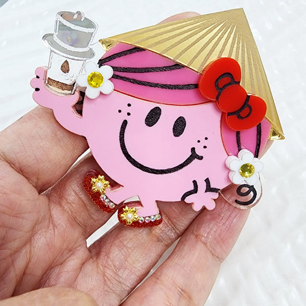 Lil Miss Goes to Vietnam Brooch