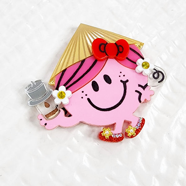 Lil Miss Goes to Vietnam Brooch