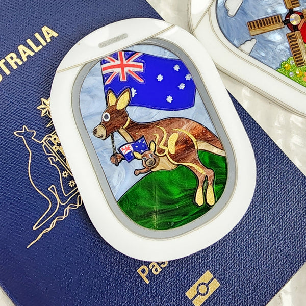 Window Seat View Brooch - Australia