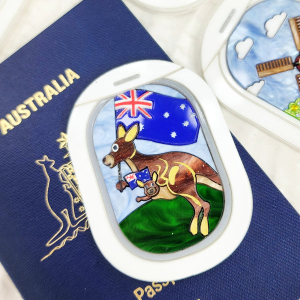 Window Seat View Brooch - Australia