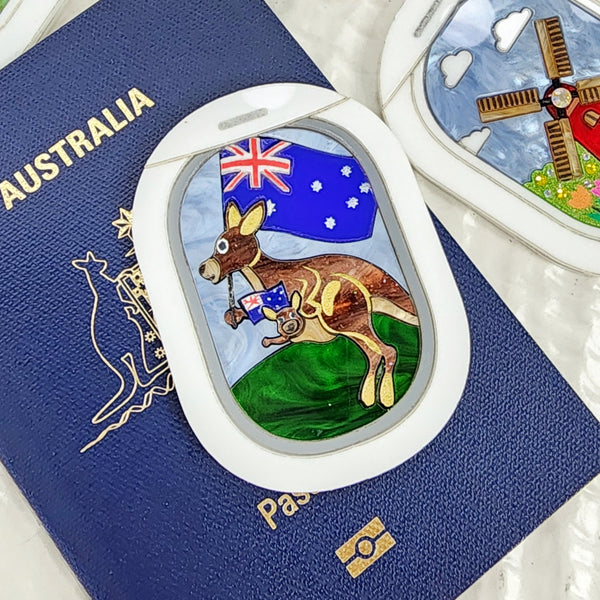 Window Seat View Brooch - Australia