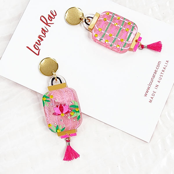 Lantern Dangle Earrings - 007