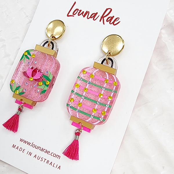 Lantern Dangle Earrings - 007