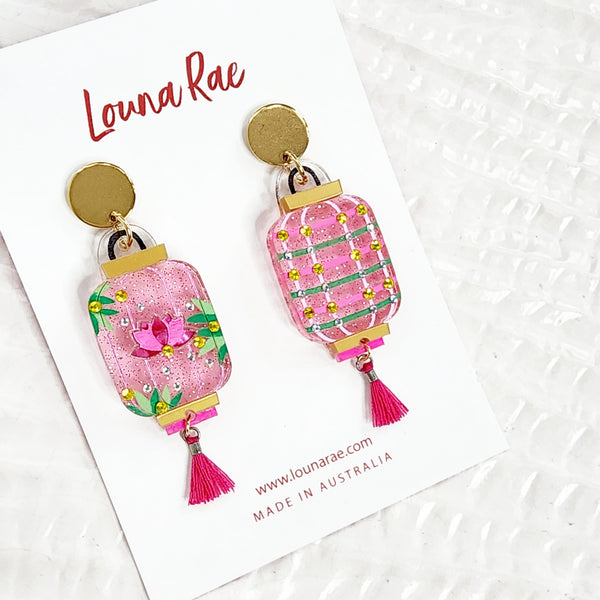 Lantern Dangle Earrings - 007