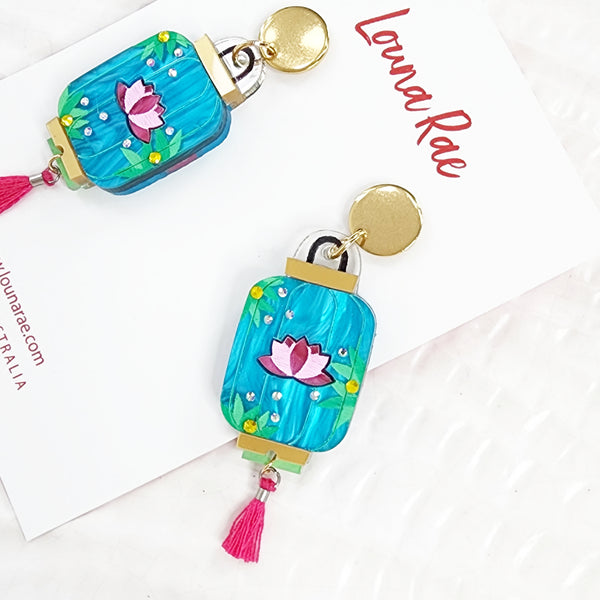 Lantern Dangle Earrings - 008