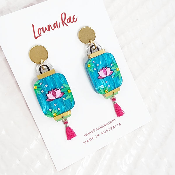 Lantern Dangle Earrings - 008