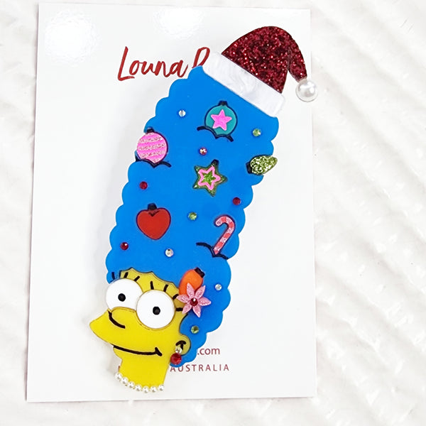 Christmas Marge Brooch
