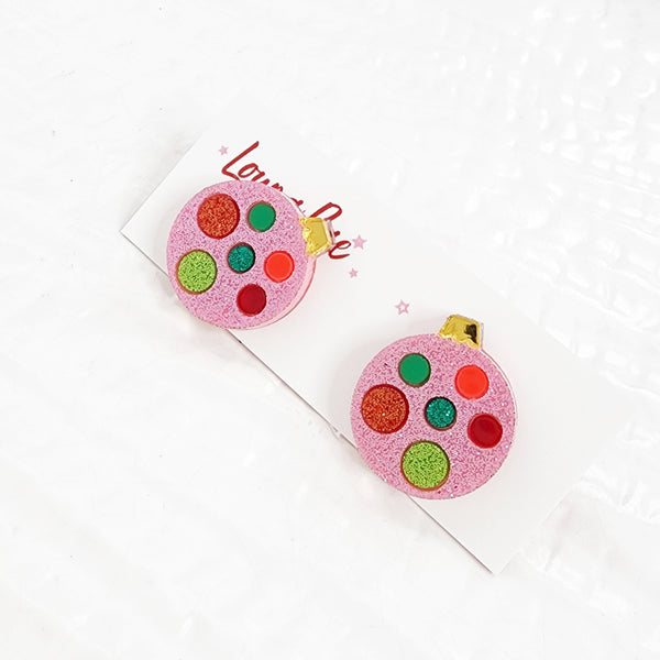 Christmas Bauble Stud Earrings