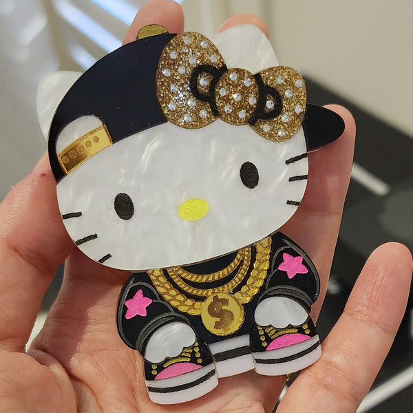 HK Rapper Brooch