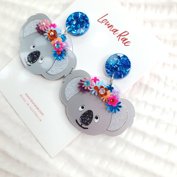 Koala Dangle Earrings