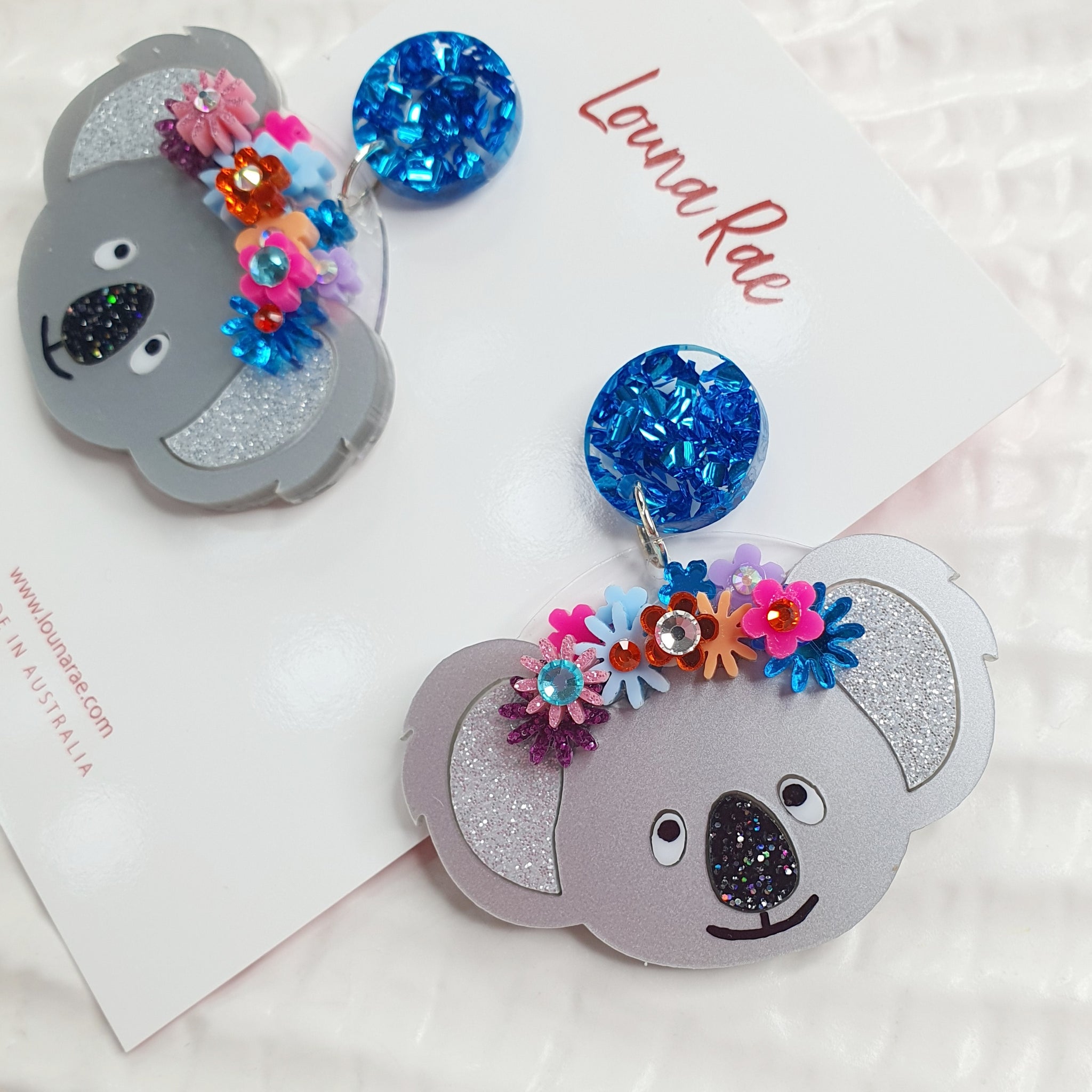Koala Dangle Earrings