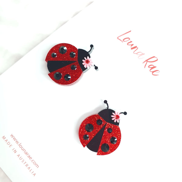 Ladybug Stud Earrings