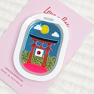 Window Seat View Brooch - Japan