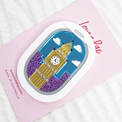 Window Seat View Brooch - London