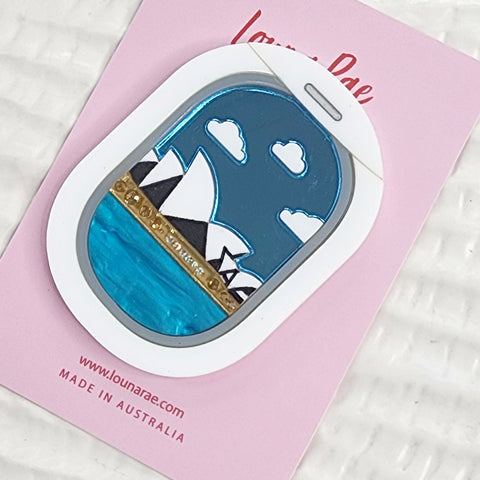 Window Seat View Brooch - Sydney