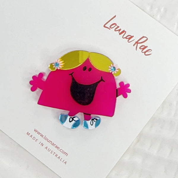 Little Miss Chatterbox Brooch