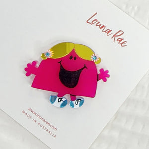 Little Miss Chatterbox Brooch